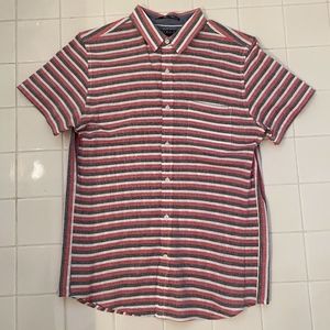 21Men Striped Button Down